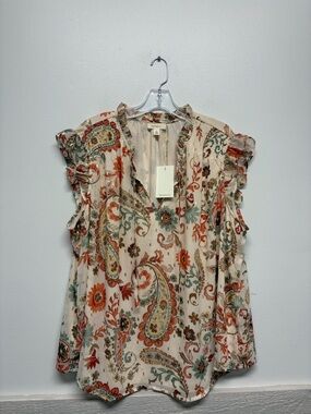 NWT Plus Size Sleeveless Blouse 3X